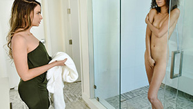 Showering Her In Lust